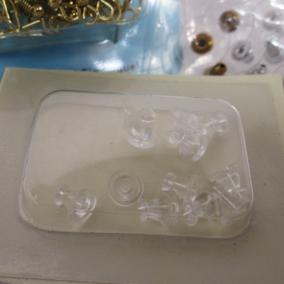 Earring Crafter Bundle - 7 Packages of Earring Backs and Hooks. - Picture 11 of 12